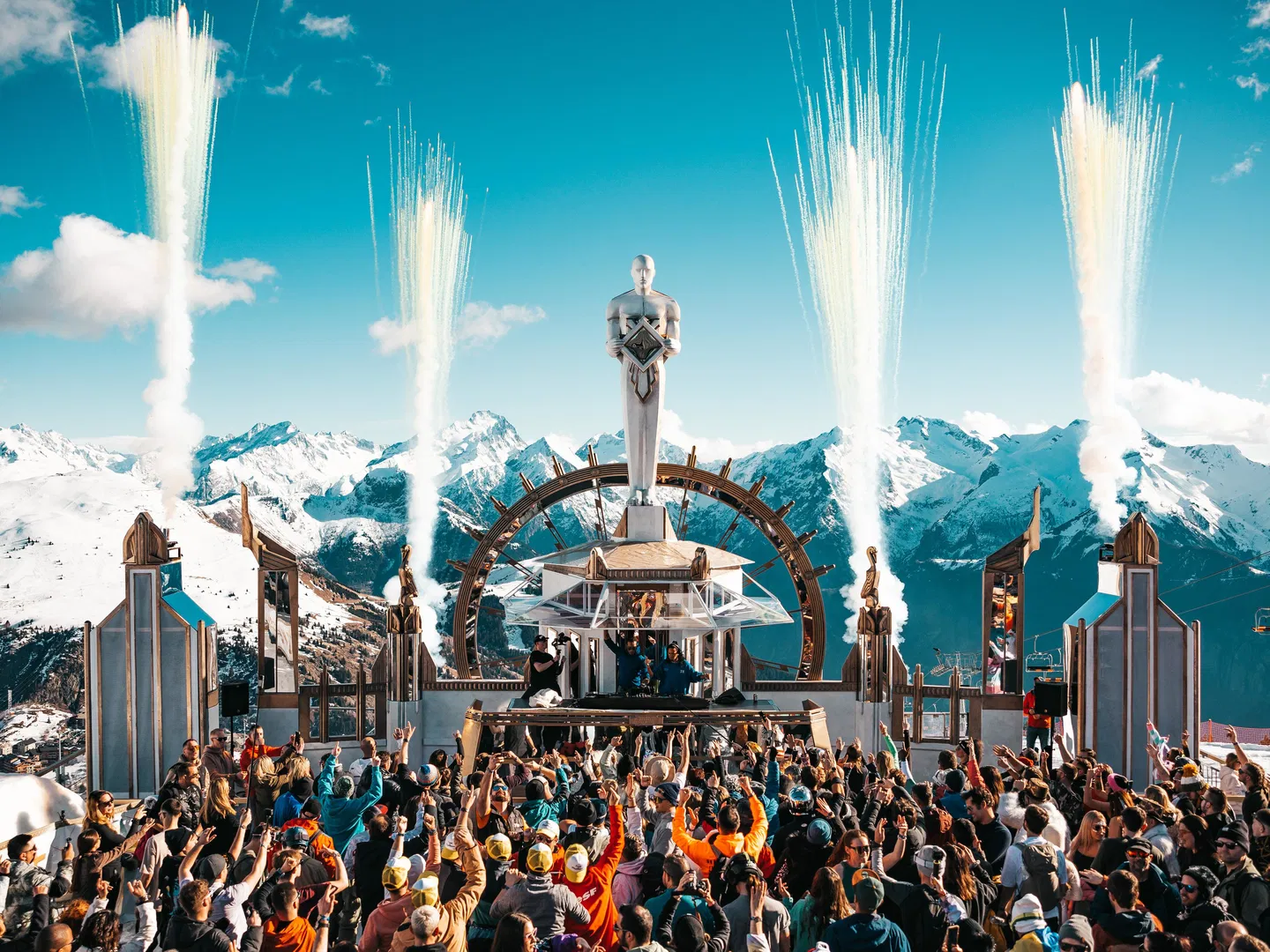 Tomorrowland Winter festival in the French Alps